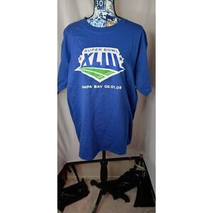 Super Bowl xliii t-shirt large